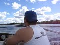 wave vs motorboat