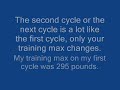 5-3-1 tutorial part 5, cycle 2, new cycle