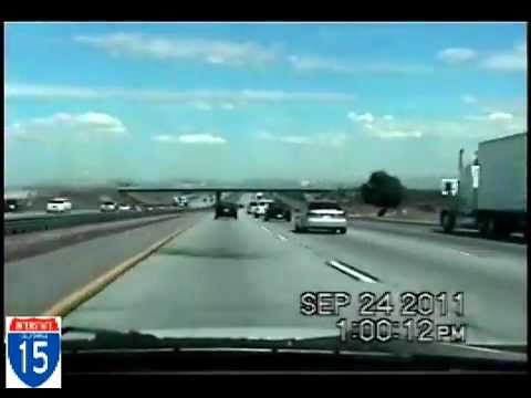 Vegas - A fast drive showing every single mile from LAX international Airport to LAS McCarren International Airport.Driving through a big city and a big desert.Traff...