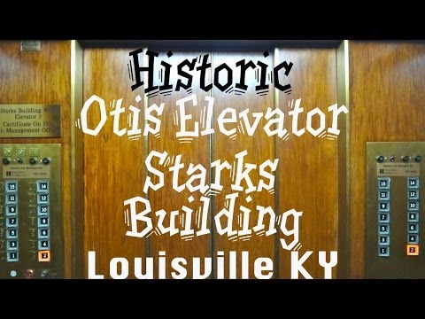 Building tour and Amazing Otis elevator systems @ Historic Starks Building Louisville KY