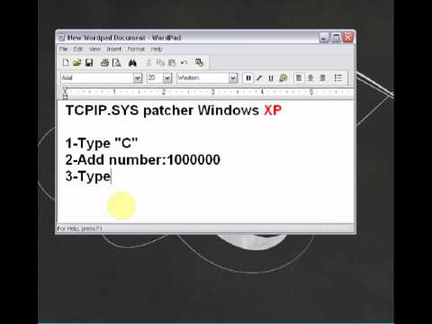 how to uninstall tcp ip patch