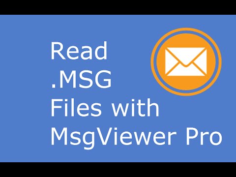 how to open msg file