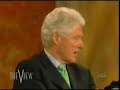 President Clinton on The View 09-22-08 Part 5 of 5
