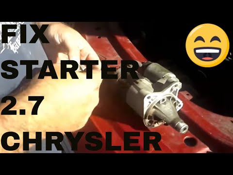 Replace Starter and/or Motor Mount On A Chrysler Sebring/Stratus