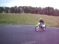 klx250s jumping stock suspension