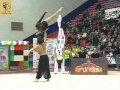 Almudena Cid & Ortzi Acosta with DURUNDATU exhibition Euskalgym 2010