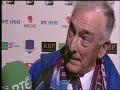 Drogheda United's Vincent Hoey speaks to RTE on Title win