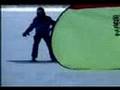 Snowfer  kitesurfing on snow and ice