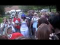 NKOTB donnie outside with fans at patriot center