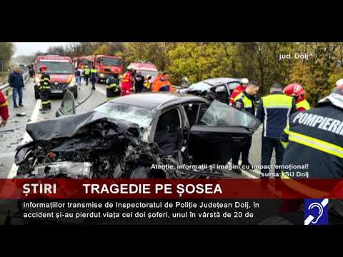 Tragedie pe șosea, în județul Dolj