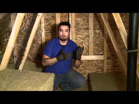 how to insulate walls from attic