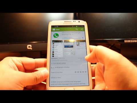 comment trouver whatsapp sur samsung