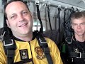 chicago air & water show, actor vince vaughn tandem jumps with the golden knights from 13000 feet and lands on the beach to start the air show. he exited the aircraft with ssg joe abeln and members of the gold demonstration team. the photographers are ssg jon ewald and ssg aaron figel.