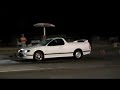HOLDEN UTE BURNOUT VIDEO AT TOWNSVILLE DRAGWAY.mpg