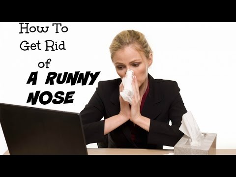 how to relieve runny nose fast
