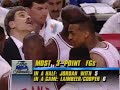 Michael Jordan vs Clyde Drexler and Portland Trail Blazers