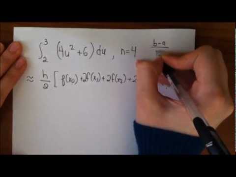 how to use the trapezoidal rule