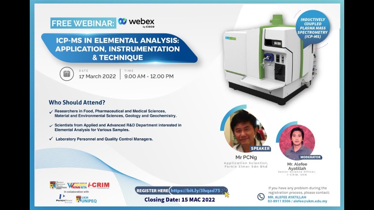 Part 3 | Webinar on ICP-MS in Elemental Analysis Application, Instrumentation and Technique