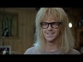 wayne's world clip j.mp click to subscribe - wayne (mike myers) and garth (dana carvey) have trouble adapting to their new blue screen set. tm & � paramount (2011) cast: dana carvey, brian doyle-murray, kurt fuller, rob lowe, mike myers, lee tergesen, colleen camp director: penelope spheeris movieclips youtube channel: j.mp join our facebook page: j.mp follow us on twitter: j.mp buy movie: amzn.to more movie clips: j.mp producer: barnaby thompson, dinah minot, hawk koch, lorne michaels screenwriter: bonnie turner, mike myers film description: based on the saturday night live sketch of the same name, wayne's world is a wacky, irreverent pop-culture comedy about the adventures of two amiably aimless metal-head friends, wayne (mike myers) and garth (dana carvey). from wayne's basement, the pair broadcast a talk-show called 