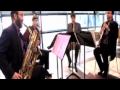 aurelia saxophone quartet plays stringquartet kv 421, w.a. mozart