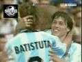 Argentina 1 vs Japon 0 Mundial Francia 1998 FUTBOL RETRO TV