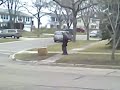 Dumb Black Guy Gets Scared