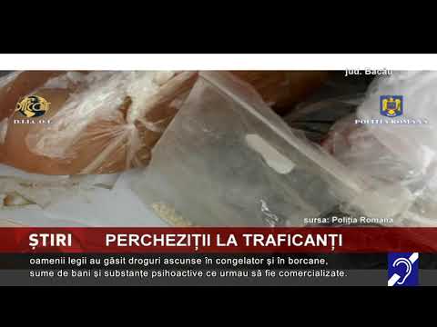 Percheziții la traficanții de droguri