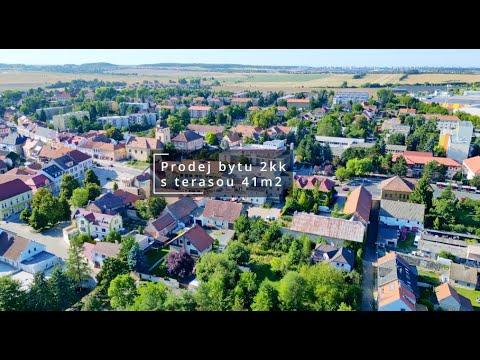 Video Prodej bytu 2+kk s prostornou terasou a parkovacím místem – Unhošť