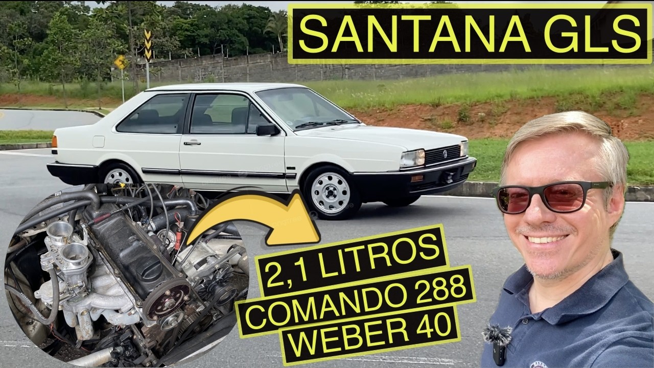 SANTANA GLS 2.1: preparação aspirada e estilo de sobra | Garagem Drops