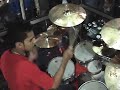Bruno Valverde no Estande da KREST CYMBALS