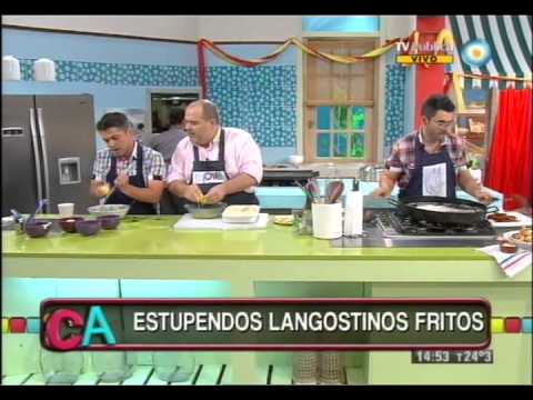 Langostinos fritos
