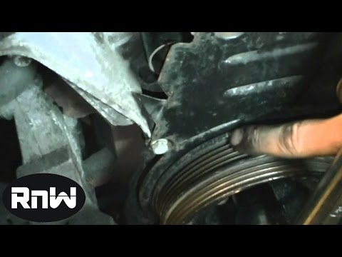 How to replace the Timing belt on a 2004 VW Passat Audi 1 8L Turbo Engine Part 2
