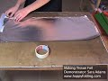 Making Tissue Foil (Origami Paper) - free flv video @ vwatch.tv