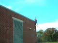 David Handy Climbs Roof At Rustin High 2