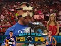 last night on raw, an injured santino marella entered the ring for the fifth week of his quest to break the honky tonk mans record of 64 weeks as the intercontinental champion.  when his opponent deuce showed up, santino took the opportunity to call out his next target- batista.

become a fan of the official honk-a-meter facebook fan page for all the honk-a-meter updates:  http://www.new.facebook.com/pages/honk-a-meter/26883038847

for more videos, photos and more please visit www.wwe.com