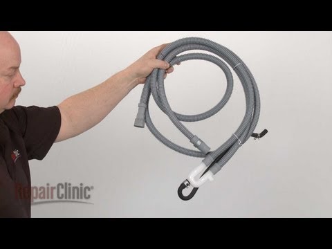 how to drain dishwasher hose