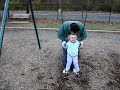 nikki and john on the swings