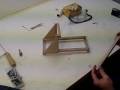 How to Make a Torsion Catapult - Table top size Mangonel