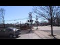 an lirr train and 4 csx trains 