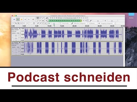 Podcast aufnehmen und schneiden | Tools uns Software ...