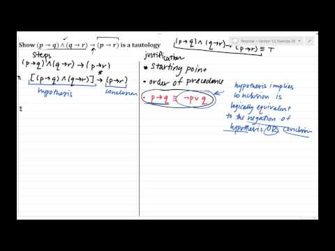 how to prove logical equivalence