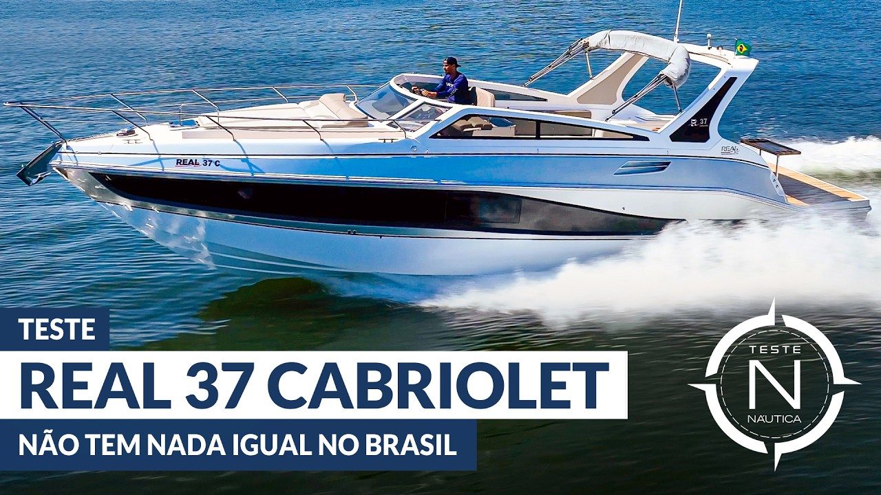 Teste Real 37 Cabriolet: não tem nada igual no Brasil | NÁUTICA