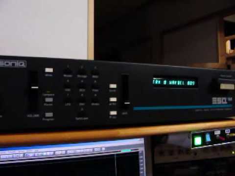 The Ensoniq ESQ-M is a vintage synthesizer, the rackmount version of the 