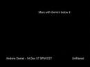 Mars and Gemini - 14 Dec 07 9PM EST Mars and Gemini - 14 Dec 07 9PM EST