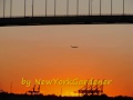pictures taken at faber park on staten island, new york. multiple camera angles due to attempt to find the best photo.
 the sun sets behind the bayonne bridge over the kill van kull( waterway). the sun disappears behind port elizabeth new jersey. a few pictures of jet planes approaching newark liberty international airport.

muito obrigado a felix !

many thanks to f3xpgm's photography contest for inspiring me to take these photos.