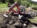 travaux en montagne pelle araign�e.