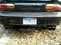 Borla catback wide open plate.
