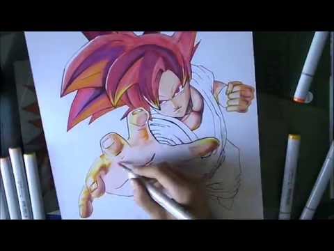 how to draw ssj goku
