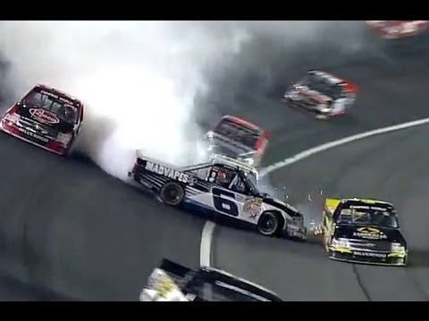 crash - For more NASCAR news, check out: http://www.NASCAR.com.