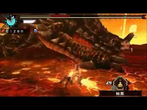 【mhp3】アカムトルム【大剣ソロ】07'43